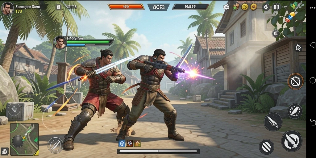 Tampilan menarik dalam gameplay TPS 8QR yang seru.