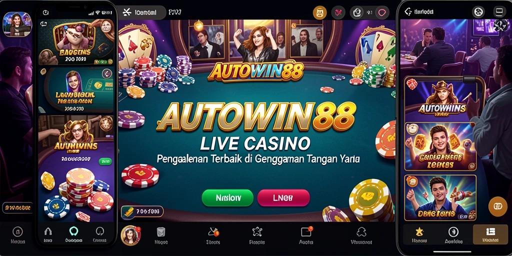 Tangkapan layar AUTOWIN88 menampilkan dealer profesional dan gameplay yang mendebarkan.