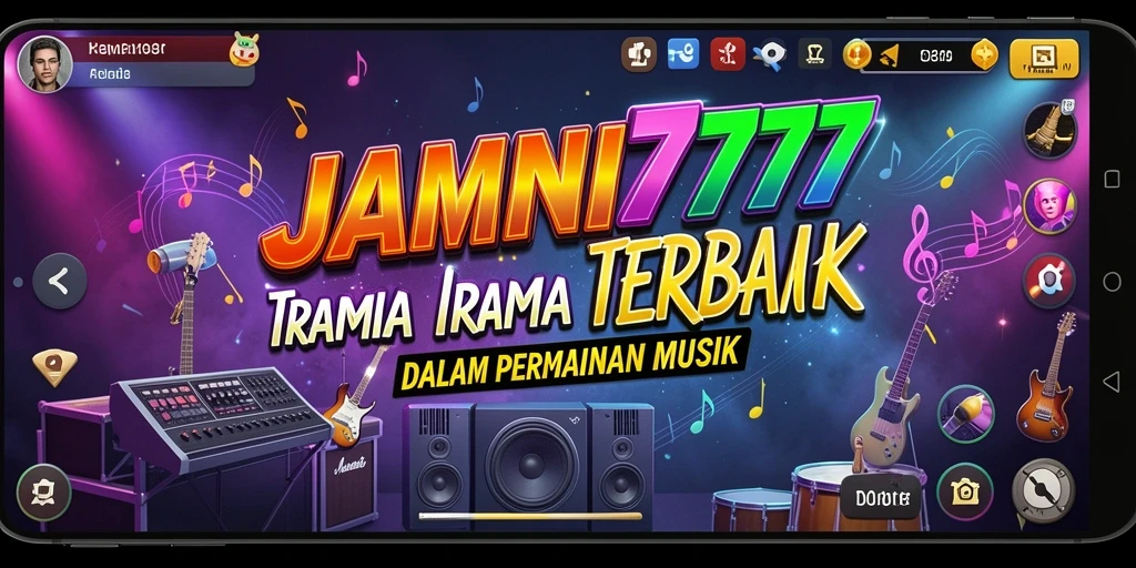 Tampilan screenshot game JAMIN777 menunjukkan aksi seru saat bermain musik.