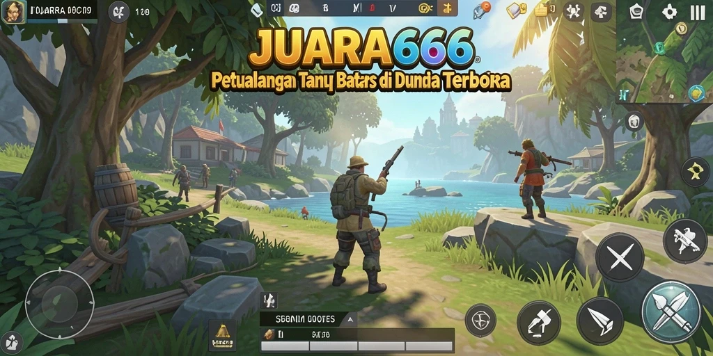 Gameplay JUARA666 menunjukkan petualangan menakjubkan di dunia terbuka.