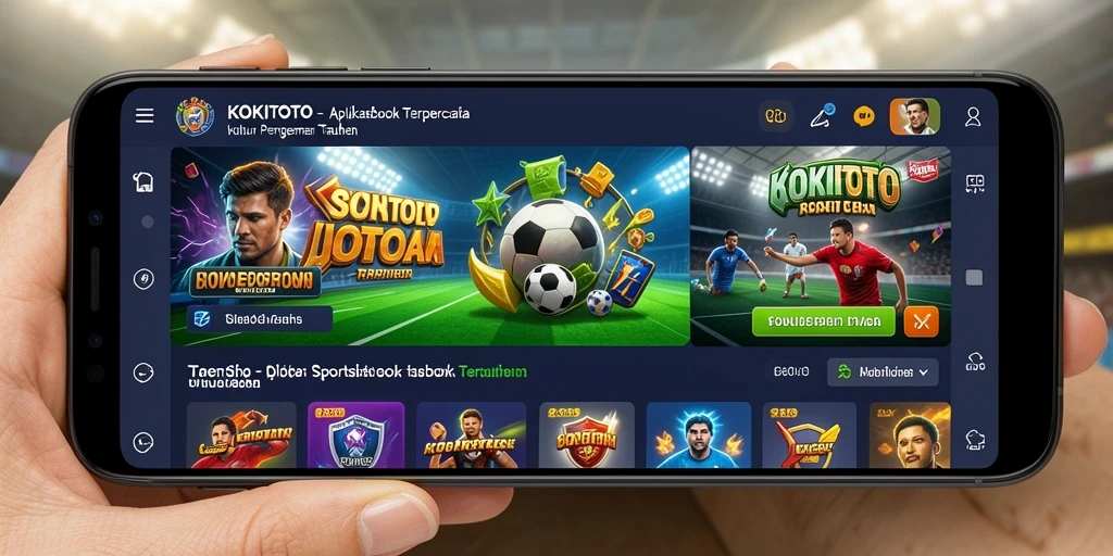 Tampilan gameplay KOKITOTO saat memasang taruhan olahraga.