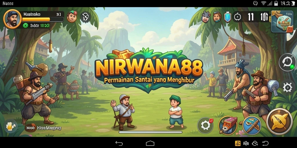Tampilan gameplay menarik dari NIRWANA88 yang seru dan penuh warna.