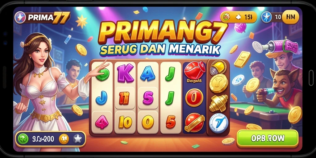 Tampilan gameplay PRIMA77 yang menegangkan dalam permainan Bingo.