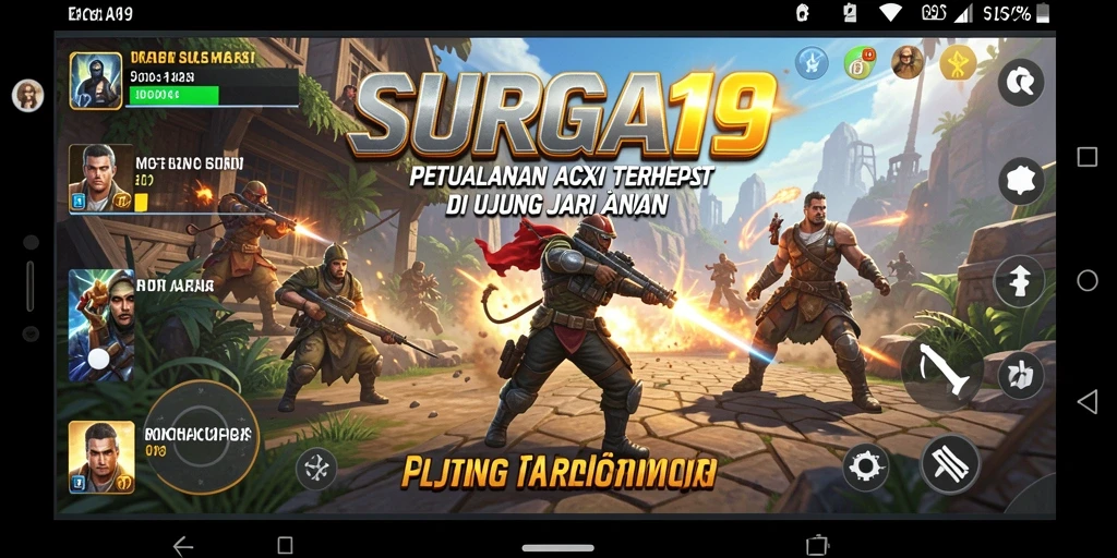 Tampilan gameplay SURGA19 yang menegangkan dan penuh aksi.